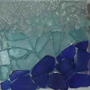 BEST SELLER Coastal Sea Glass Mosaic Night Light